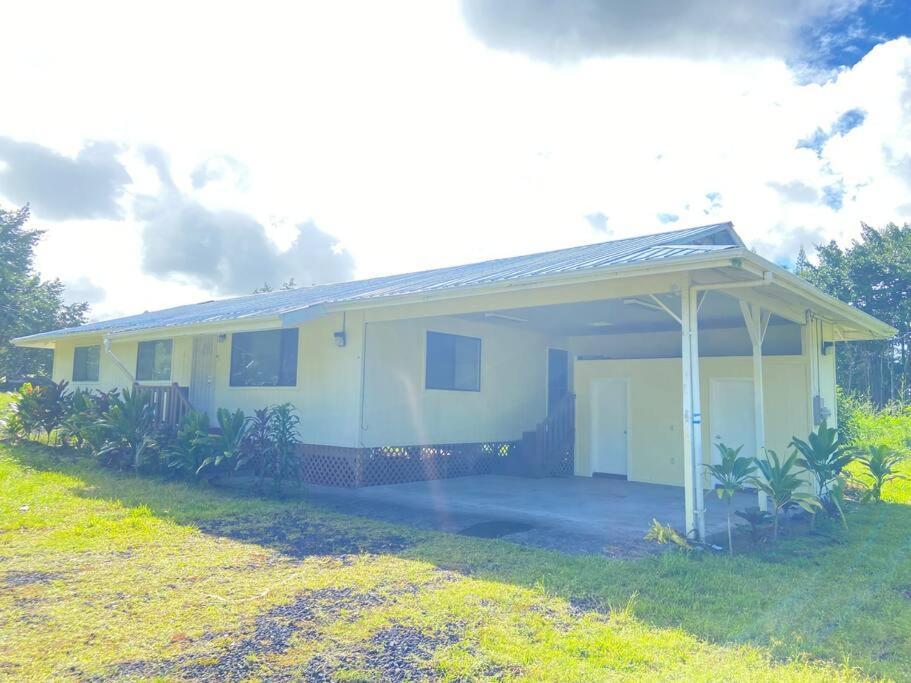 Peaceful, Private Master Bedroom With Own Bath Near Hilo, With Ac! Keaau Exterior photo